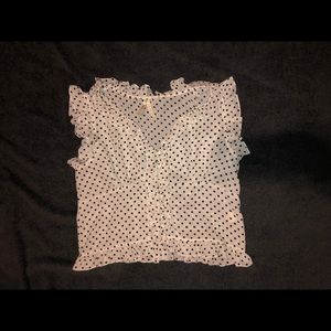 Polka dot blouse